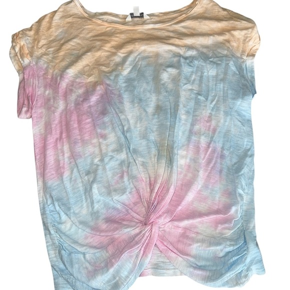 Lucky Brand Pastel Tie-Dye Short Sleeve Tee - Picture 2 of 6